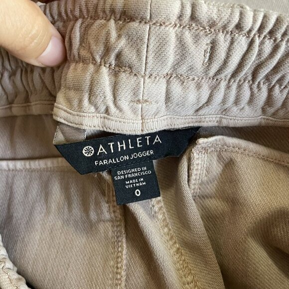 Athleta Farallon Joggers Pull On Pants Drawstring Athleisure Women’s Sz 0 - Picture 8 of 16